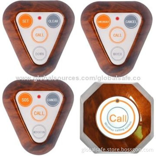 99 transmitters wireless pager in hospital special design, 4 buttons
